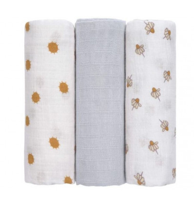 SWADDLE&BURP BLANKET L DRAGONFLY 24