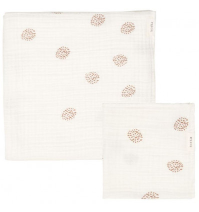 HYDROFIELE DOEK+SPUUGDOEKJE WHITE 23