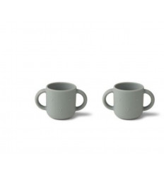 GENE SIL CUP 2P RABBIT DOVE BLUE 21