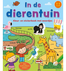 KLEUR/ STICKERBOEK - DIERENTUIN 3-5Y 23