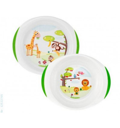 ENSEMBLE ASSIETTES PLATE & CREUSE DECORE