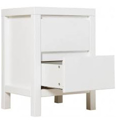 TABLE DE NUIT CORSICA BLANC 23