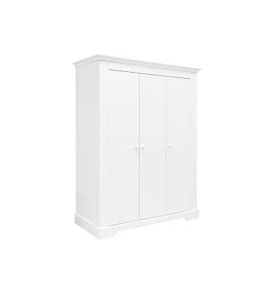ARMOIRE 3-PORTES NARBONNE BLANC 202