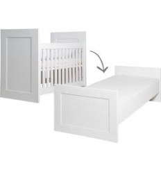 OMVORMBAAR BED 60X120/90X200 CLASSIC WIT