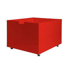 BAKJE MET WIELEN ROOD 82