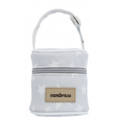 CAMBRASS ETOILE PACIFIER HOLDER GREY 7