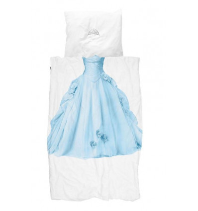 OVERTREK BED 140X220 + SL PRINCESS BLUE