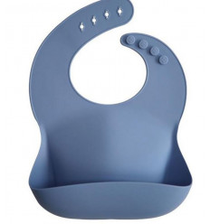 SILICONE BIB POWDER BLUE 24
