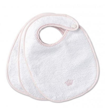 BIB SET OF 3 PRETTY PINK 24X32 232