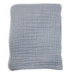 MOUSSELINE WIEGDEKEN SUMMER BLUE 21