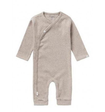 U PLAYSUIT LS RIB NEVIS BEIGE/HUID 68