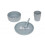 DISH SET PP/CELL FARM.SHEEP/GOOS BLU 251