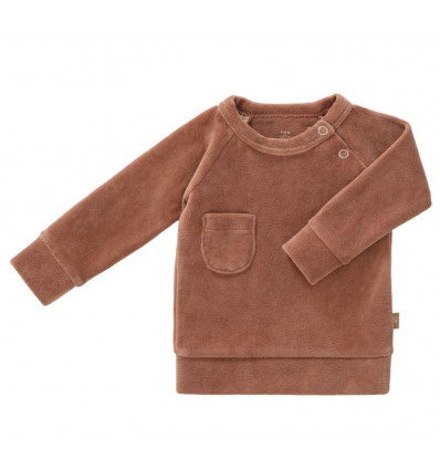 SWEATER VELOURS TAWNY BROWN 0-3M 21