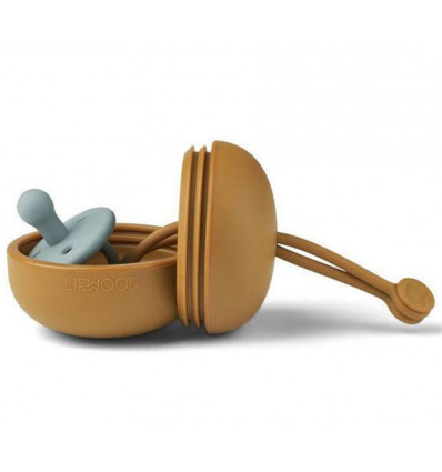 PHILIP PACIFIER BOX GOLDEN CARAMEL 21
