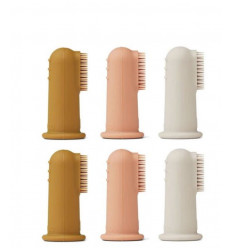 SIMON FINGER TOOTHBRUSH 6P SANDY 21