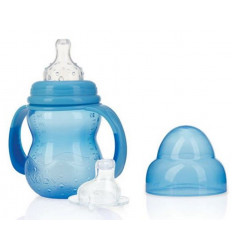 TRAINING FLES WIDE NECK 240ML 6M 23