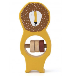WOODEN RATTLE MR. LION 232