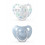 MEMORIES SPEEN SIL FLAT 0/6M BLUE DUO 23