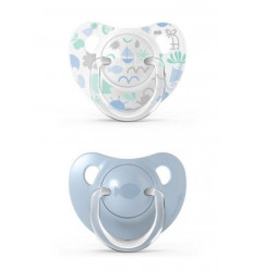MEMORIES SPEEN SIL FLAT 0/6M BLUE DUO 23