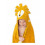 HOODED TOWEL 75X75CM MR. LION 25