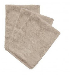 WASHCLOTH 3PC FEATHER GREY 25