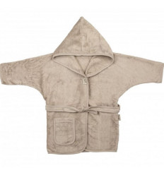 BATH ROBE 2-4Y FEATHER GREY 24