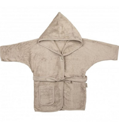 BATH ROBE 2-4Y FEATHER GREY 24