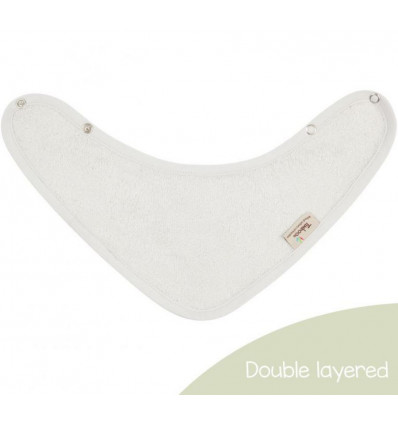 BANDANA BIB DOUBLED SILVER GREY 221