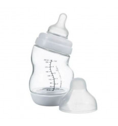 S-FLES NATURAL GLAS WIDE 200ML WIT 23