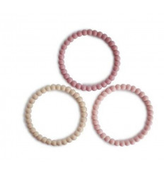 SIL BRACELET LINEN/PEONY/PALE PINK 24