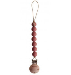 PACIFIER CLIPS HALO REDWOOD 25