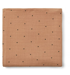 BEN MUSLIN SWADDLE CLASSIC DOT ROSE 21