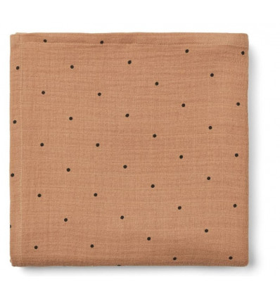 BEN MUSLIN SWADDLE CLASSIC DOT ROSE 21