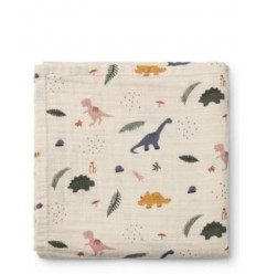 BEN MUSLIN SWADDLE PRINT DINO MIX 21