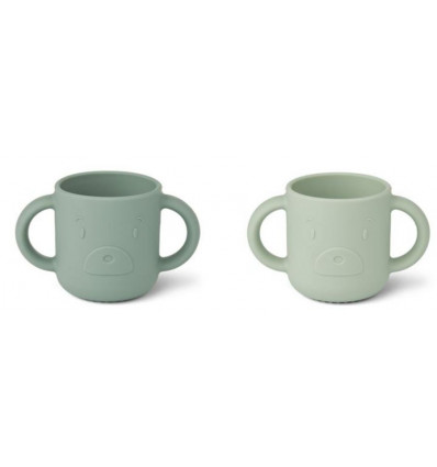 GENE SIL CUP 2P BEAR PEPPER/DUST MINT 21