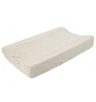 CHANGING PAD COVER 70X45 STRIPE RUST 232