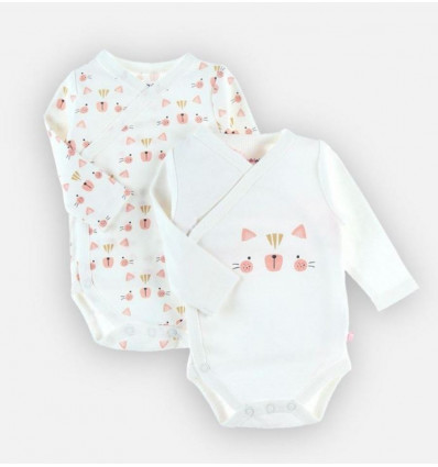 SET 2 BODYS CROISES ML CHAT 3M 21