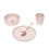 DISH SET PP/CELL LTL FOREST RABBIT 251