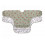 L SLV BIB 2P LITTLE FOREST FOX 6-24M 251