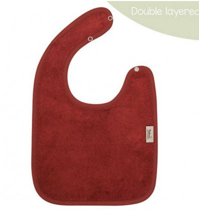 BIB DOUBLED 26X38CM ROSEWOOD 25