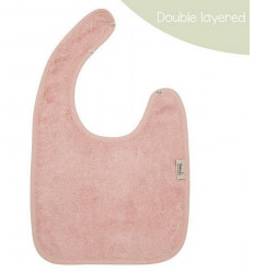BIB DOUBLED 26X38CM MISTY ROSE 25