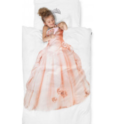 OVERTREK BED 140X220 + SL PRINCESS PINK