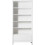 BOEKENKAST CORSICA WIT 82