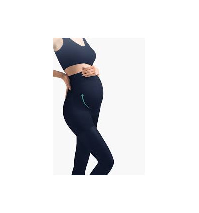 MATERNITY TIGHTS COTTON 30/1 30 NAVY L/