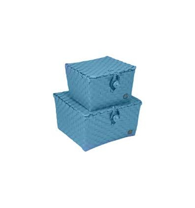 PISA BASKET FLAPTOP STONE BLUE SIZE XS 8