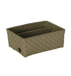 OPEN BASKET WITH OPEN HANDLES ARMYGREEN