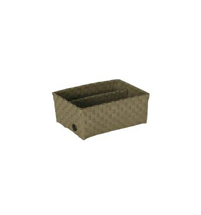 OPEN BASKET WITH OPEN HANDLES ARMYGREEN