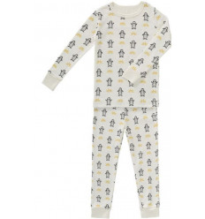 PYJAMA WITH FEET PINGUIN 6-12M 21