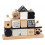 STACKING BLOCKS PANDA HOUSE BLK&WHITE 22