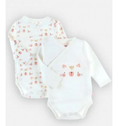SET 2 BODYS CROISES ML CHAT 0M 21